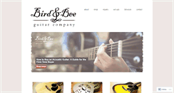 Desktop Screenshot of birdandbeeguitars.com