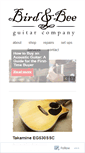 Mobile Screenshot of birdandbeeguitars.com